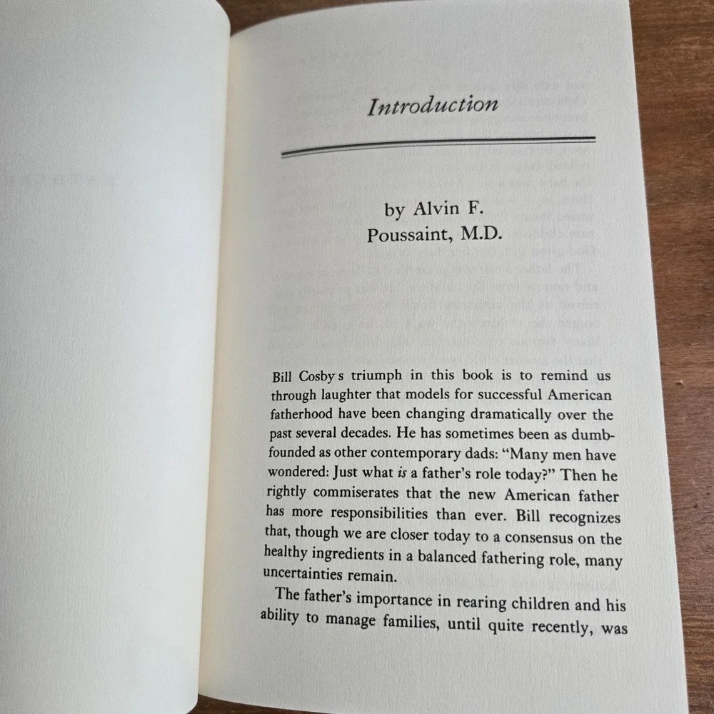 Bill Cosby Fatherhood 1986‎ Hardcover Book Humor Parenting